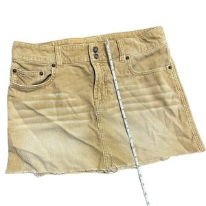 Abercrombie corduroy mini skirt